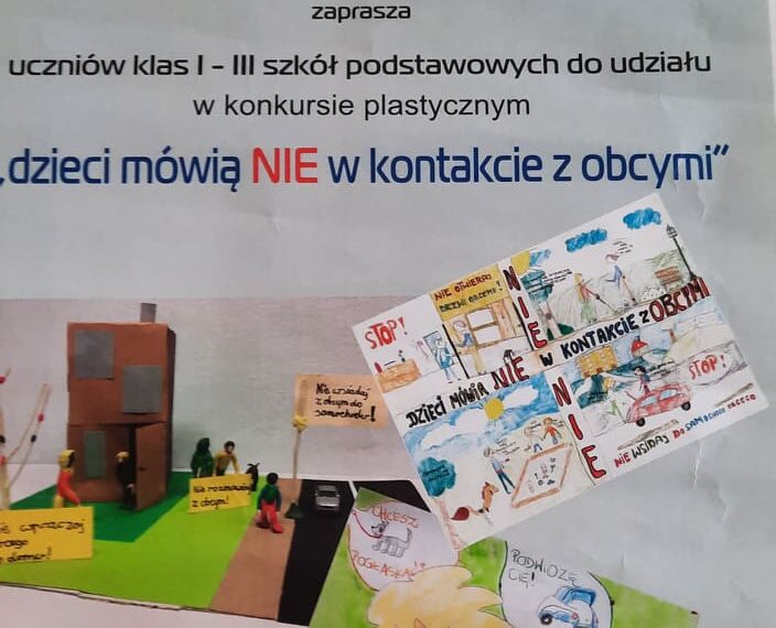 „Dzieci mówią NIE w kontakcie z obcymi” – konkurs dla dzieci z klas 1-3