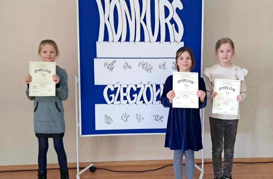Międzyszkolny Konkurs Ortograficzny GŻEGŻÓŁKA