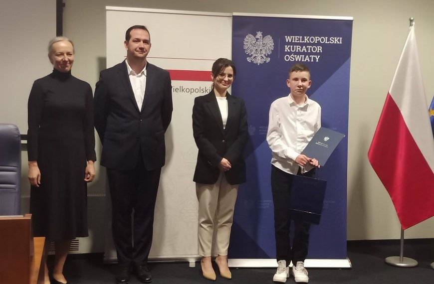 Laureat w Wojewódzkim Konkursie Języka Angielskiego