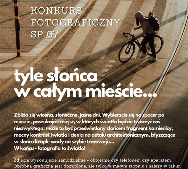 Szkolny konkurs fotograficzny „Tyle słońca w całym mieście” – wyniki