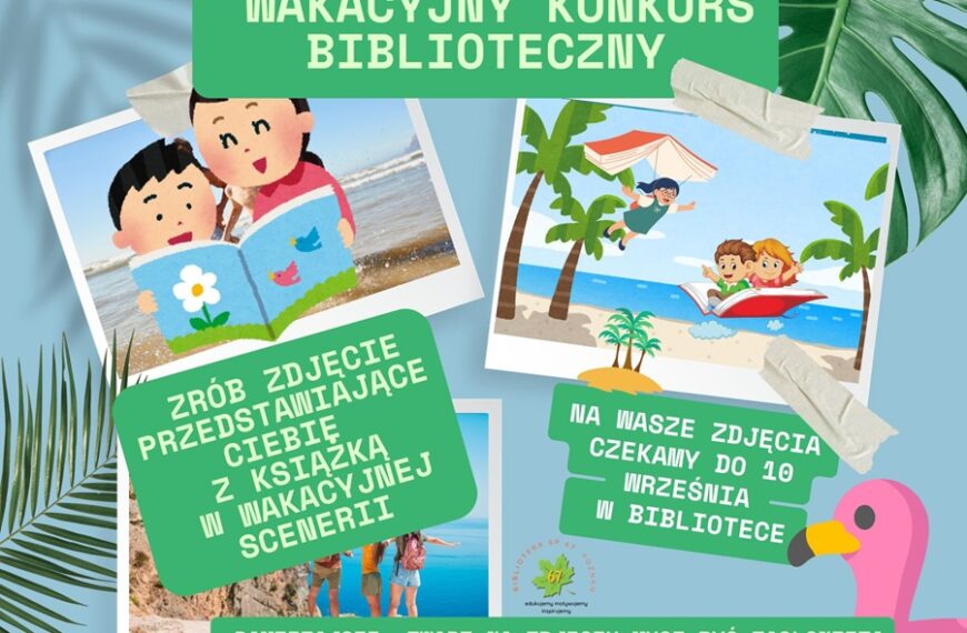 Wakacyjny konkurs biblioteczny